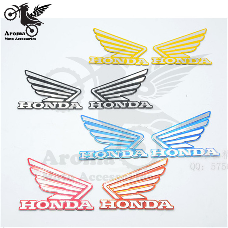 ȥ ٶ ΰ   ƼĿ   1   ƼĿ 3D ݼ       ڵ Ÿ ȭ/1 pair motorcycle sticker for honda wind logo moto motorbike sticker 3D Me